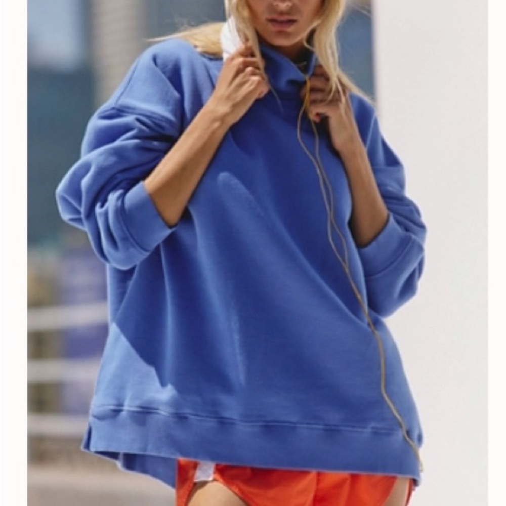 FP Movement by Free People A Cut Above Mock Neck Pullover Sweatshirt